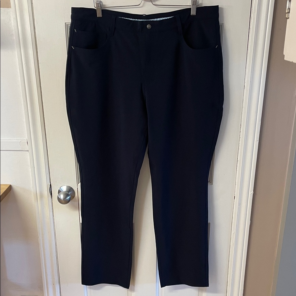 Footjoy athletic fit navy golf business casual work dress pants men’s size 40X32